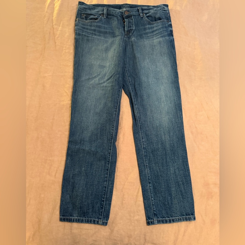 LOFT Women's Straight Leg Blue Jeans